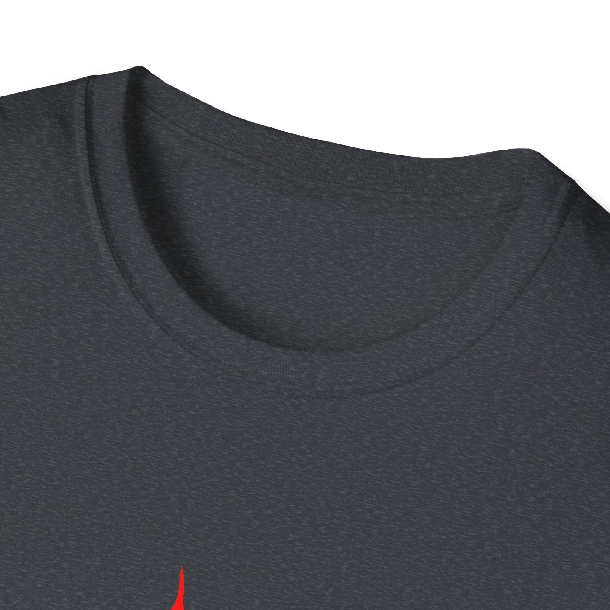 Hot Stuff Comin Thru - Unisex Softstyle T-Shirt (Front) - Damned Threads