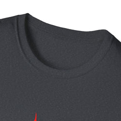 Hot Stuff Comin Thru - Unisex Softstyle T-Shirt (Front) - Damned Threads