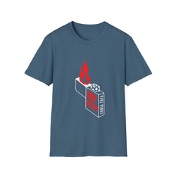 Hot Stuff Comin Thru - Unisex Softstyle T-Shirt (Front) - Damned Threads