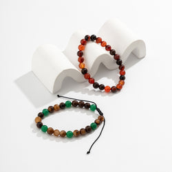 Double Layer Beaded Bracelet - Damned Threads