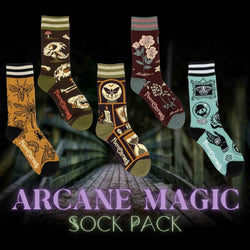 Arcane Magic Sock Pack | 5 Designs - Damned Threads