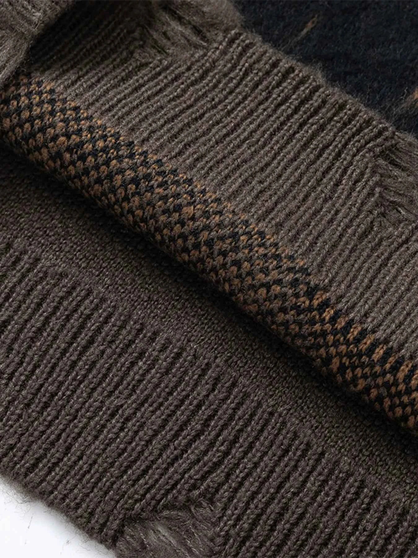 Men's Relaxed Fit Ribbed Hem Sweater