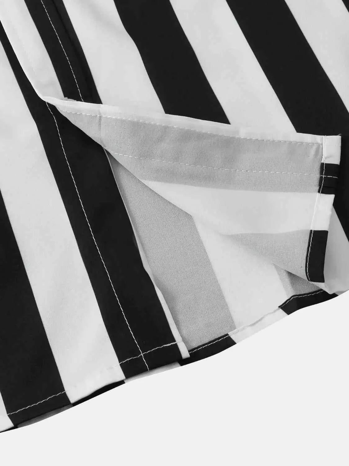 Men's Striped Button Down Shirt