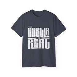 The Hustle Is Real - Unisex Softstyle T-Shirt (front) - Damned Threads