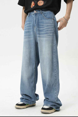 Men's Washed Straight Jeans - Damned Threads