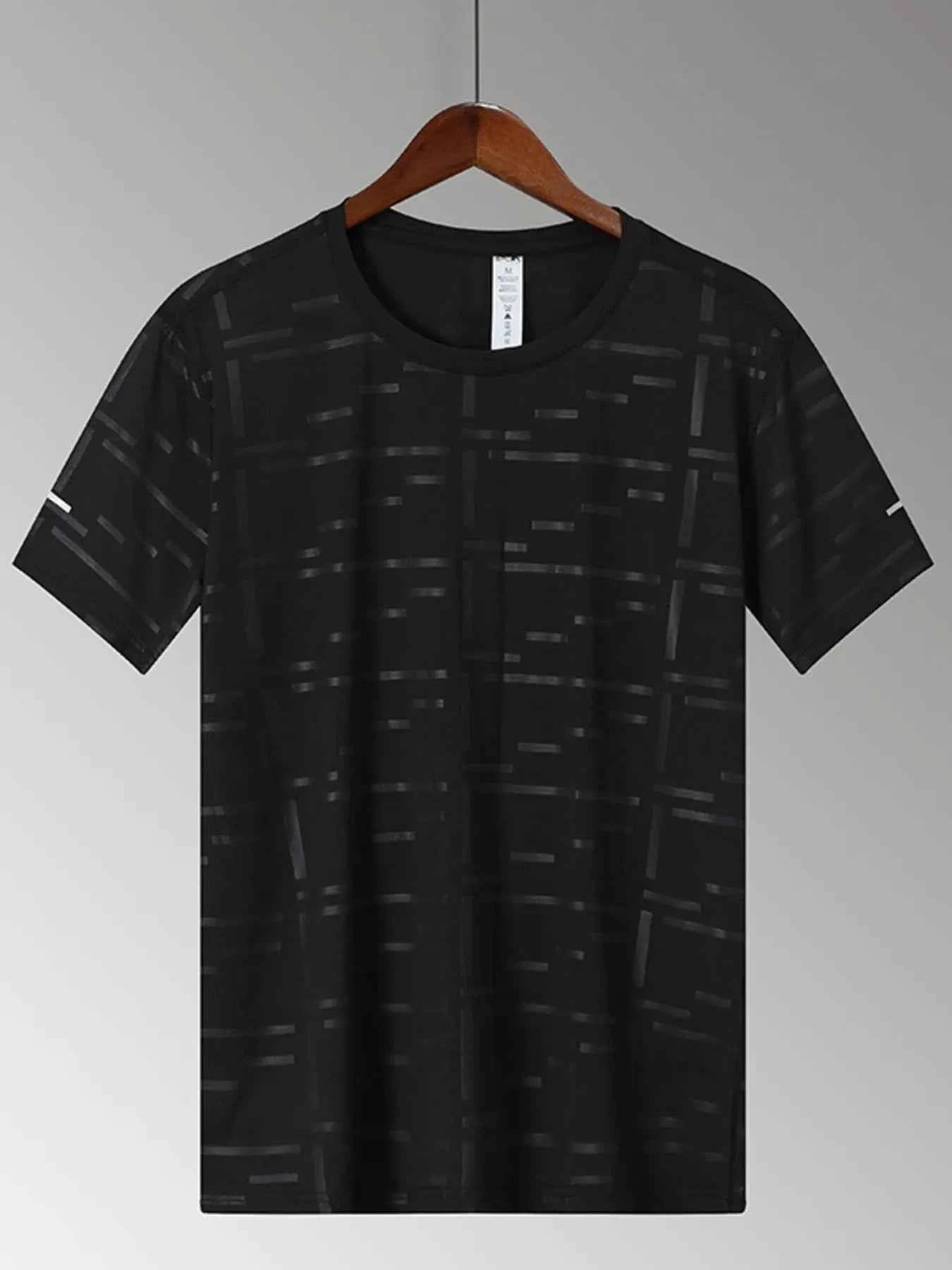 Men's Plus Size Round Neck Short Sleeve T-Shirt