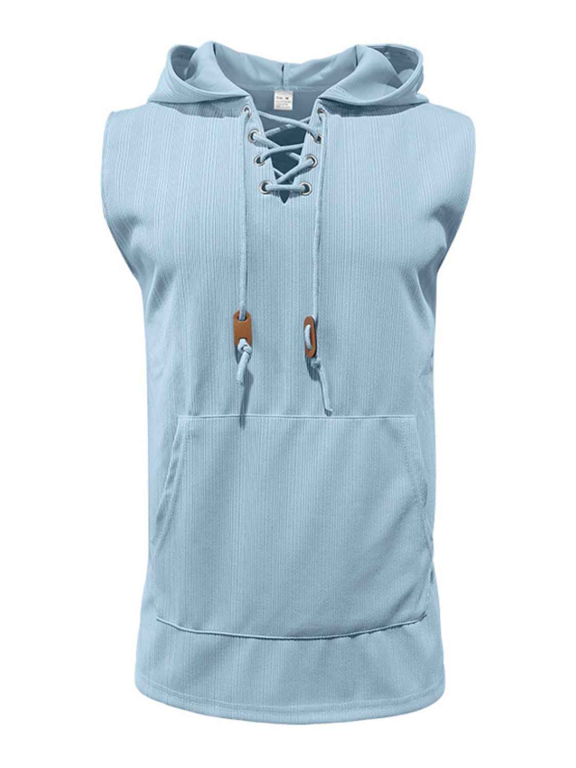 Men's Lace Up Hooded Top - Damned Threads