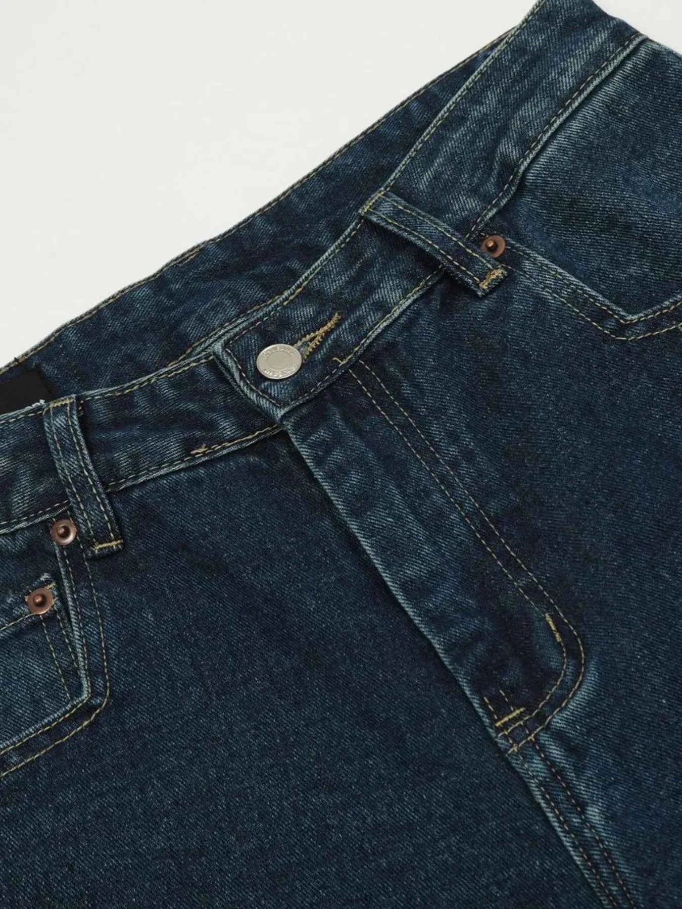 Men's Wide Leg Cargo Jeans