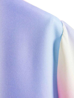 Men's Plus Size Gradient Short Sleeve Button-Down Shirt