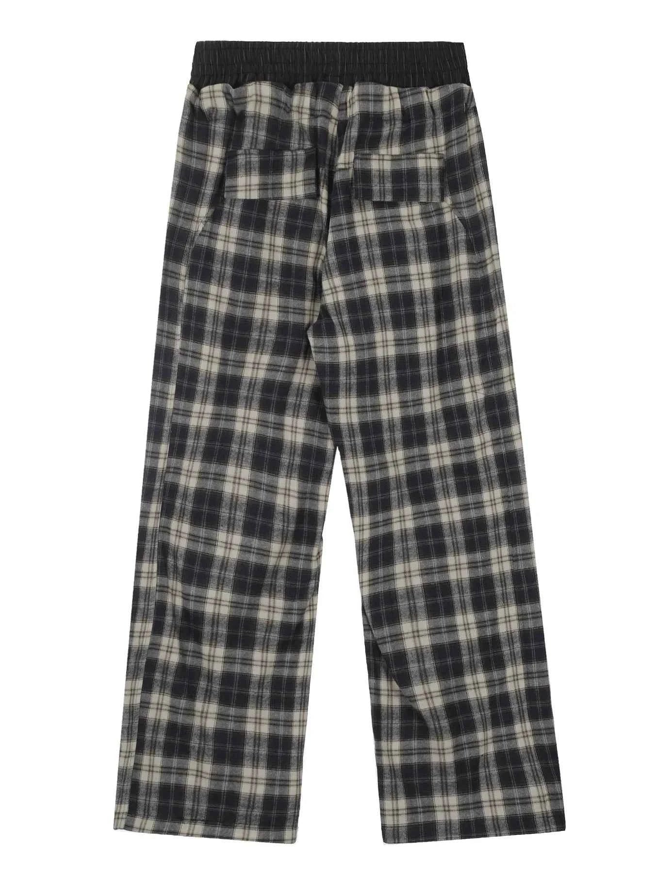 Men's Classic Plaid Drawstring Pants