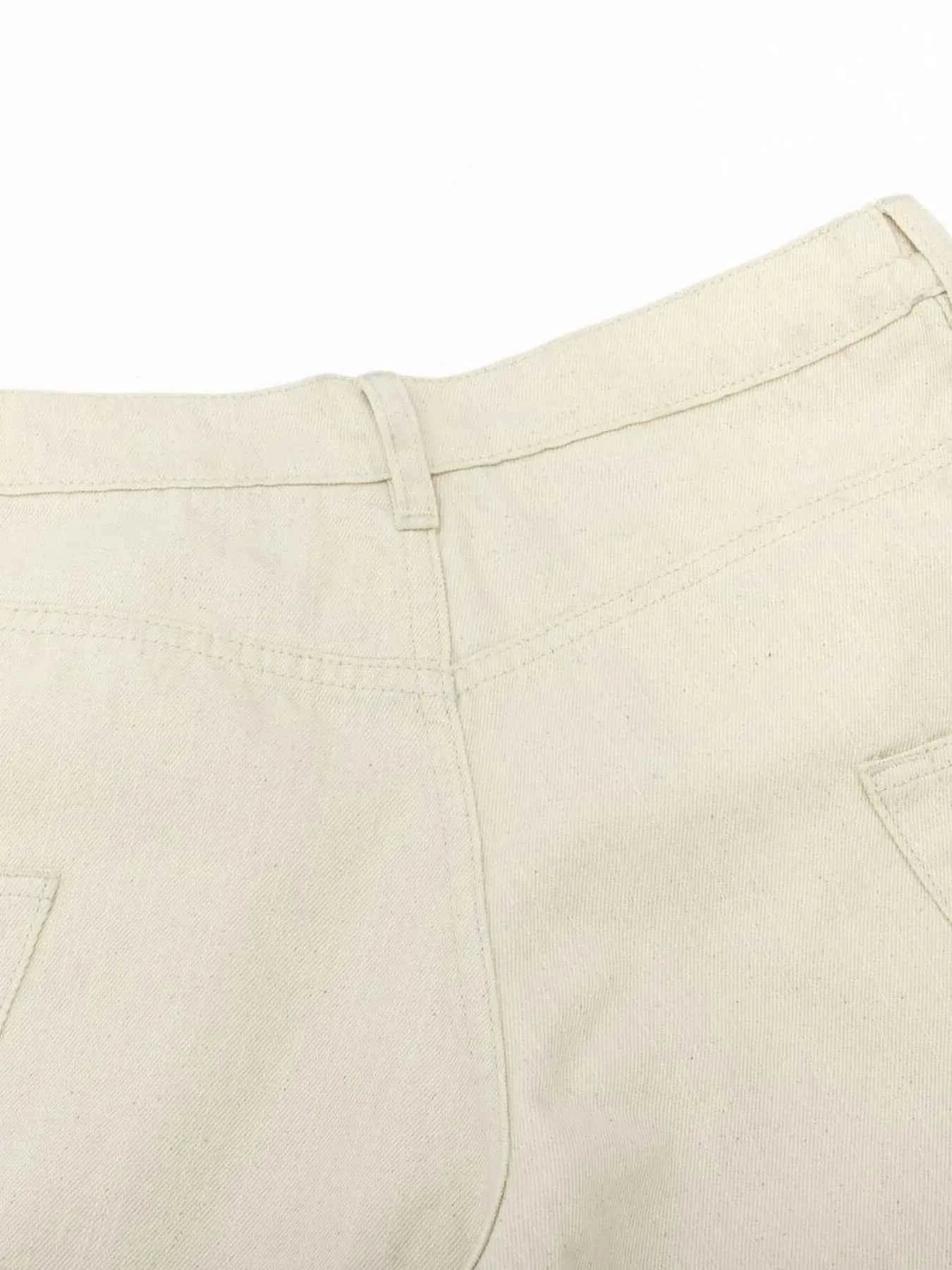 Men's Multi Pocket Curved Jeans