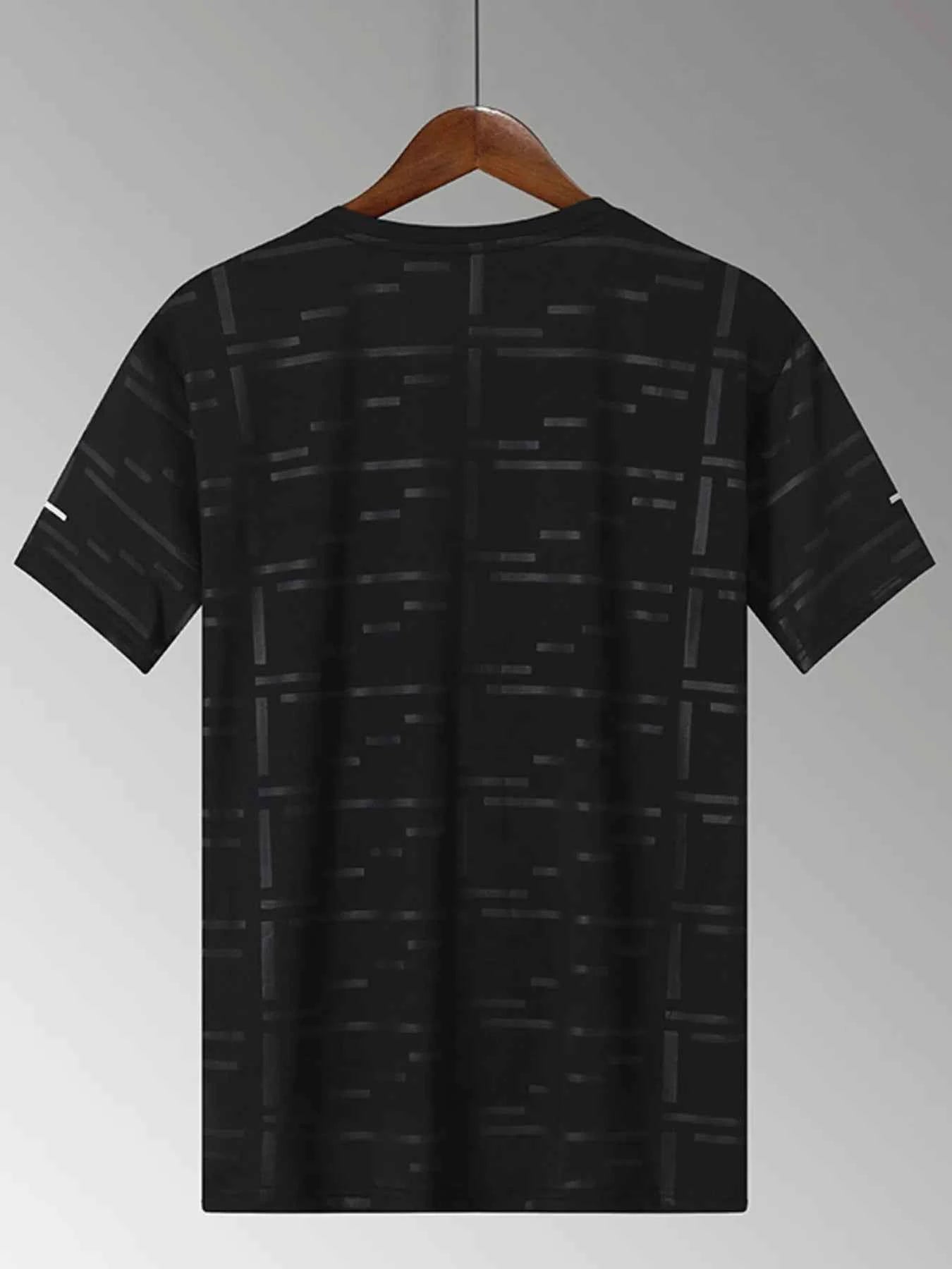 Men's Plus Size Round Neck Short Sleeve T-Shirt