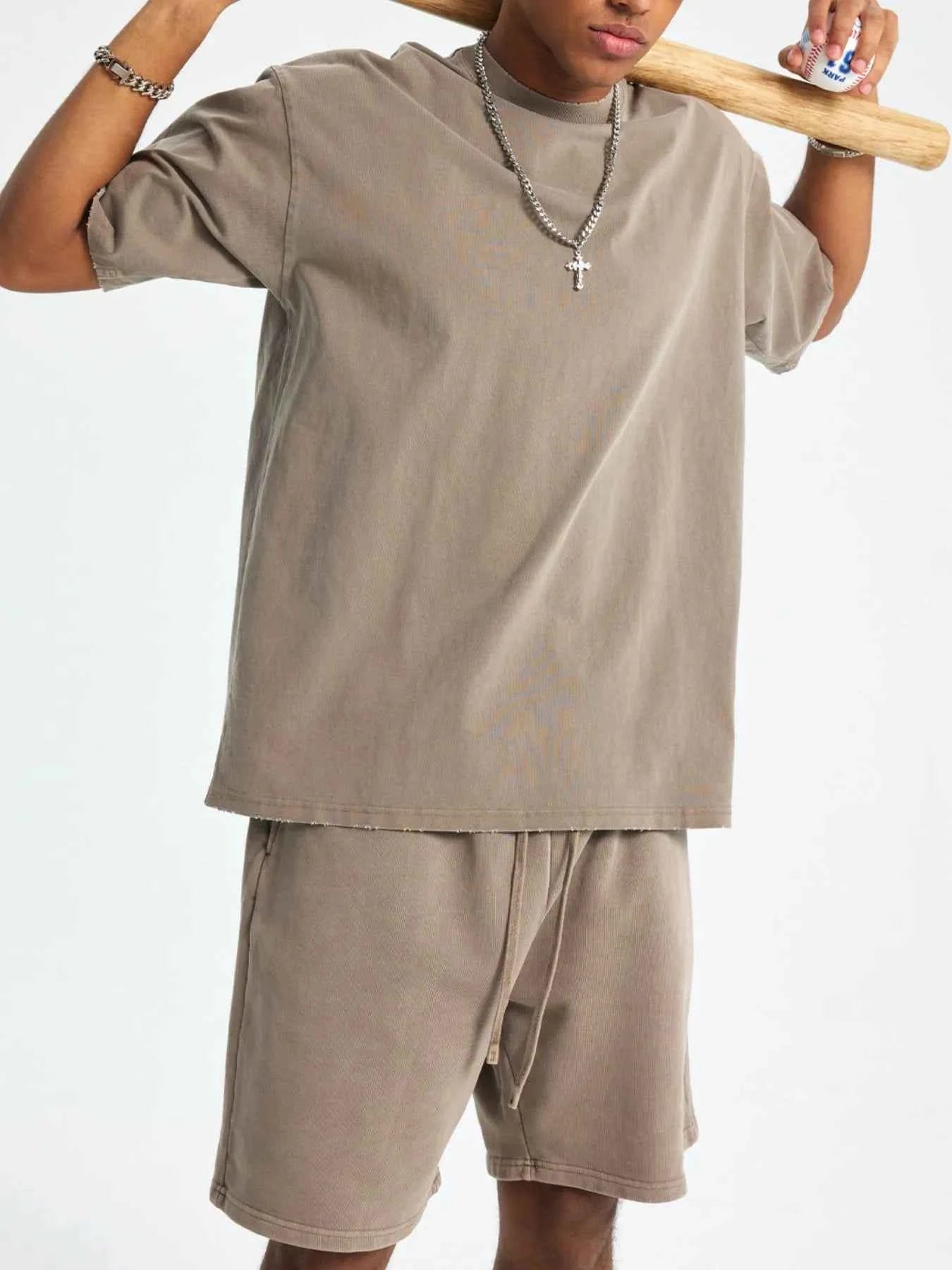 Men's Casual Oversized Cotton T-Shirt