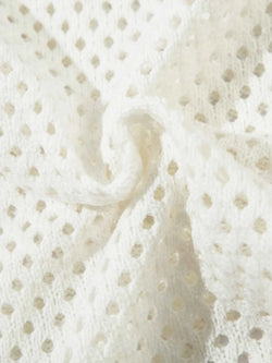 Men's Mesh Knit Zip-Up Cardigan with Stripe Detail