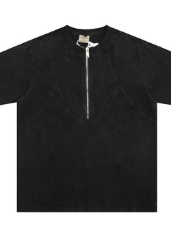 Men's Half-Zip Oversize T-Shirt