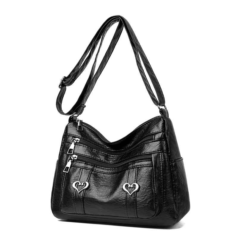 PU Leather Multi-Pockets Crossbody Bag - Damned Threads