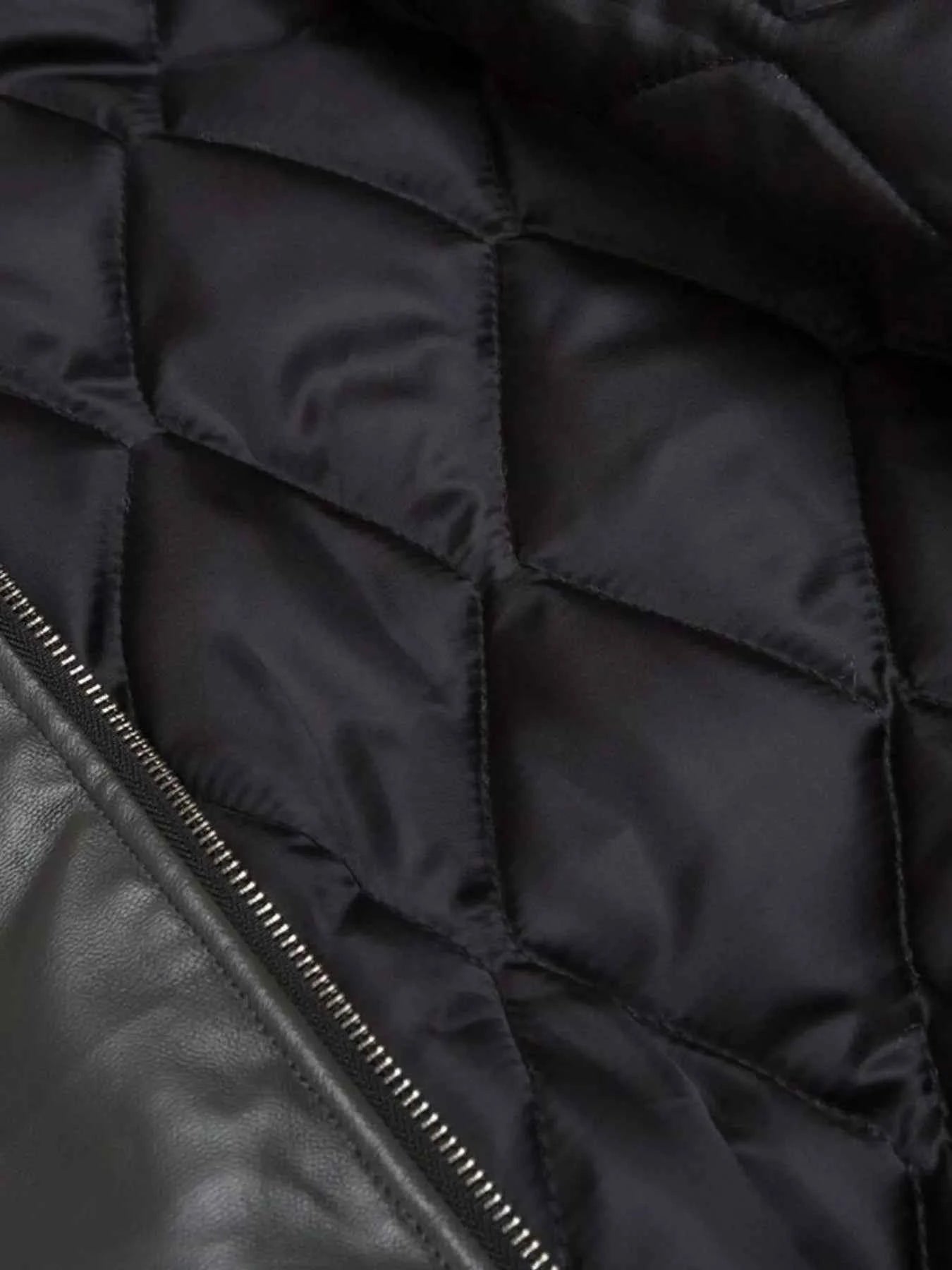 Men's Faux Fur Hooded Contrast Bomber Jacket