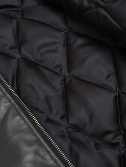 Men's Faux Fur Hooded Contrast Bomber Jacket