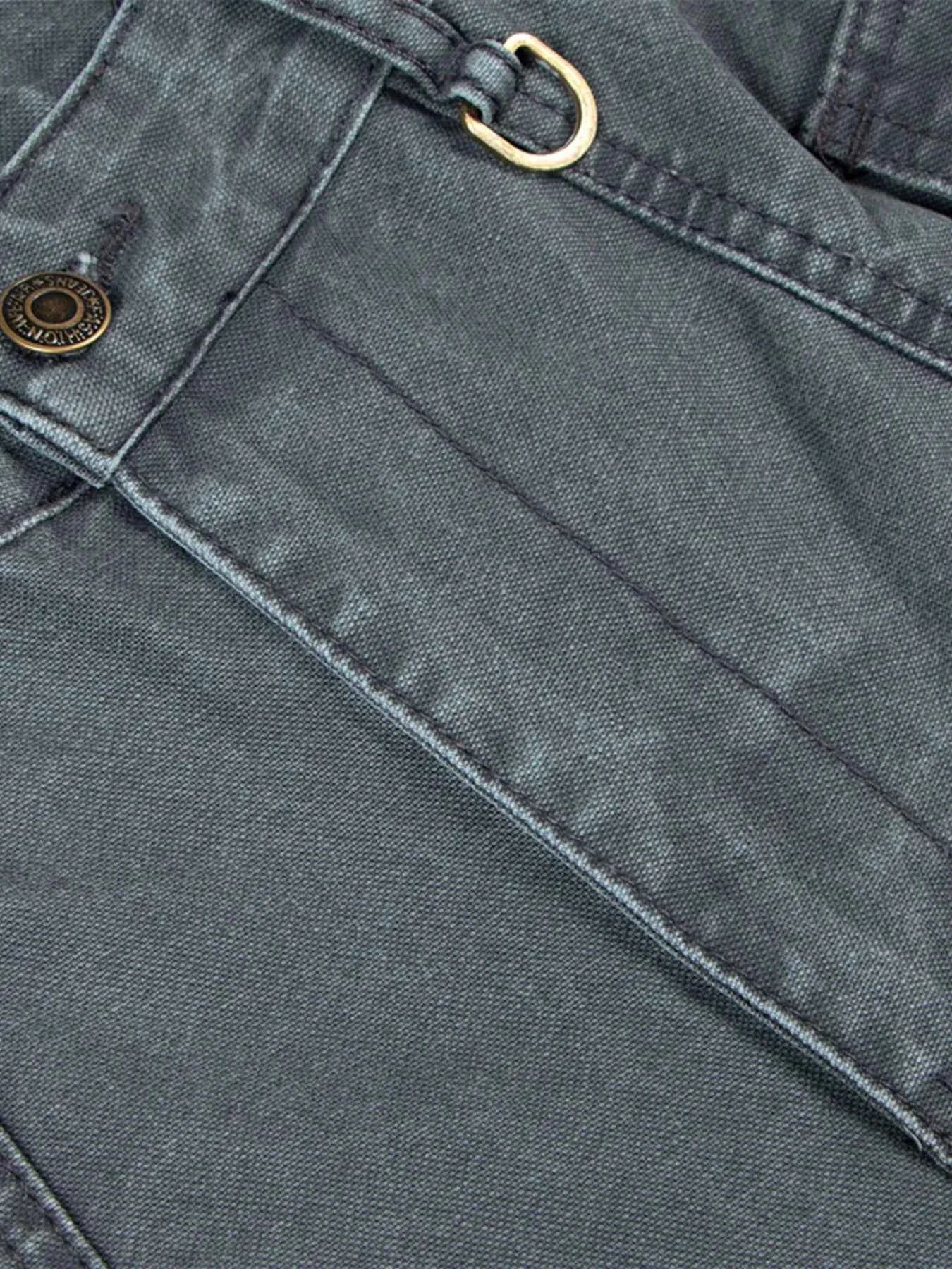 Men's Casual Cargo Wide Leg Pants with Multi-Pockets