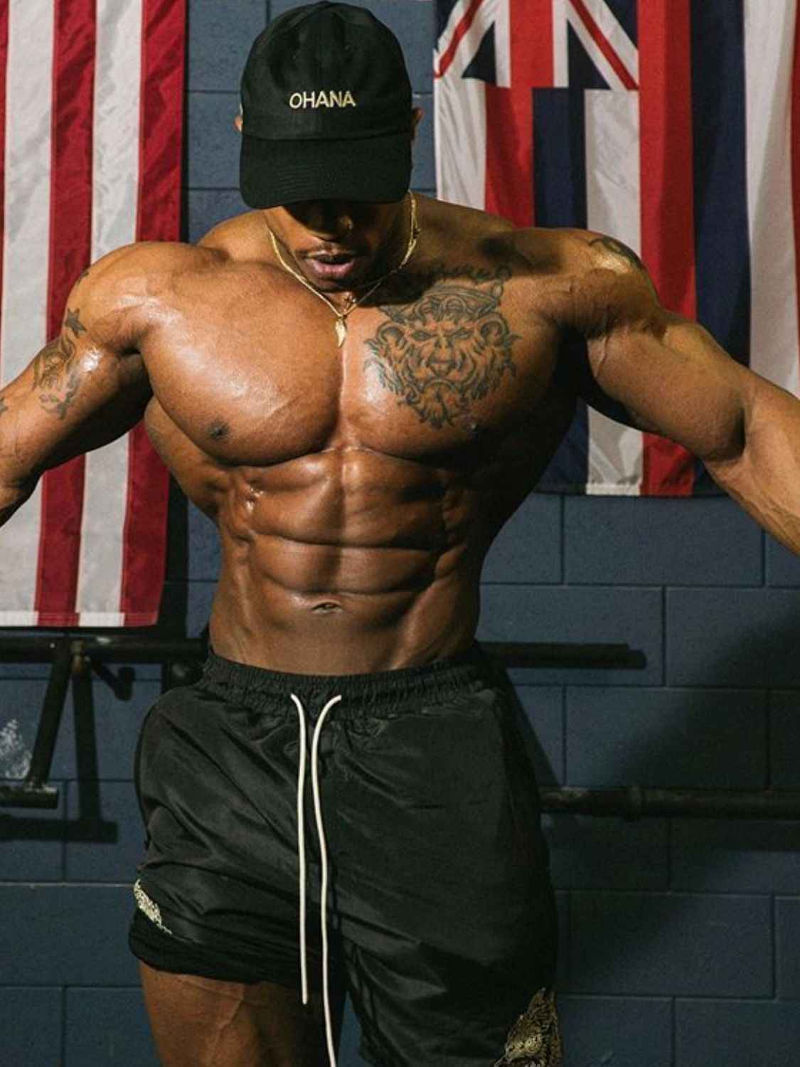 Men's Plus Size Drawstring Waist Shorts - Damned Threads