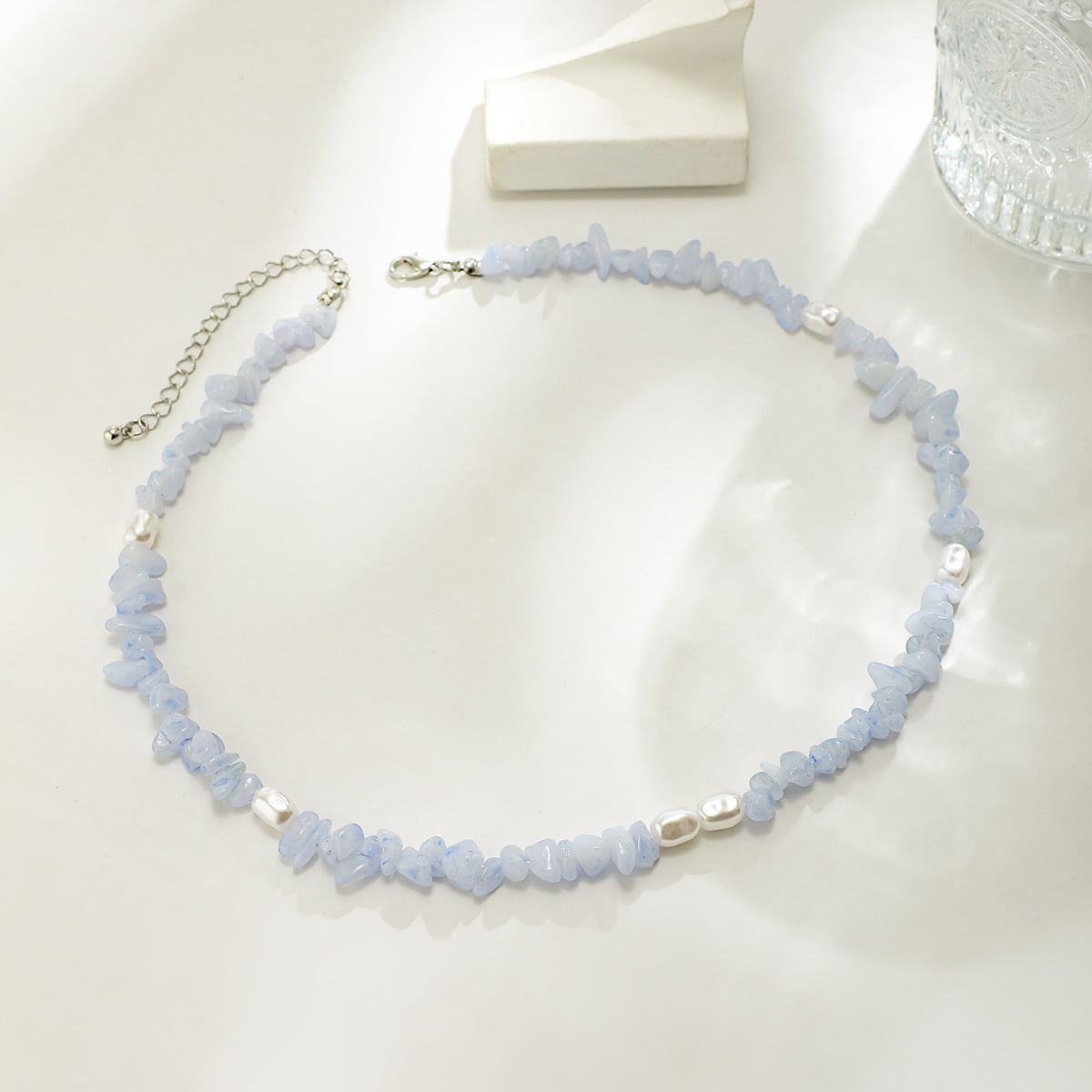 Turquoise Rock With Pearl - Damned Threads