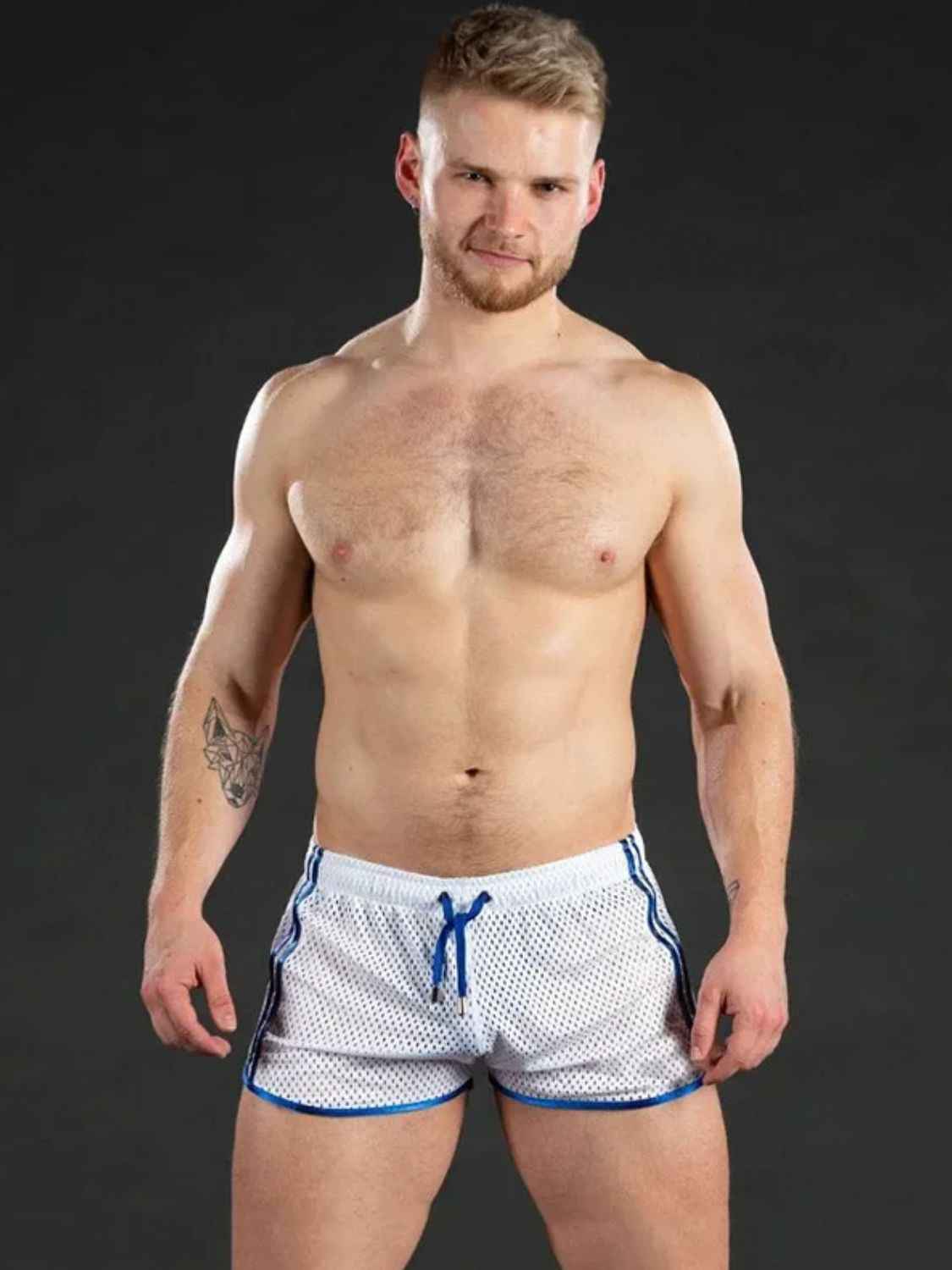 Men's Drawstring Side Striped Active Shorts - Damned Threads