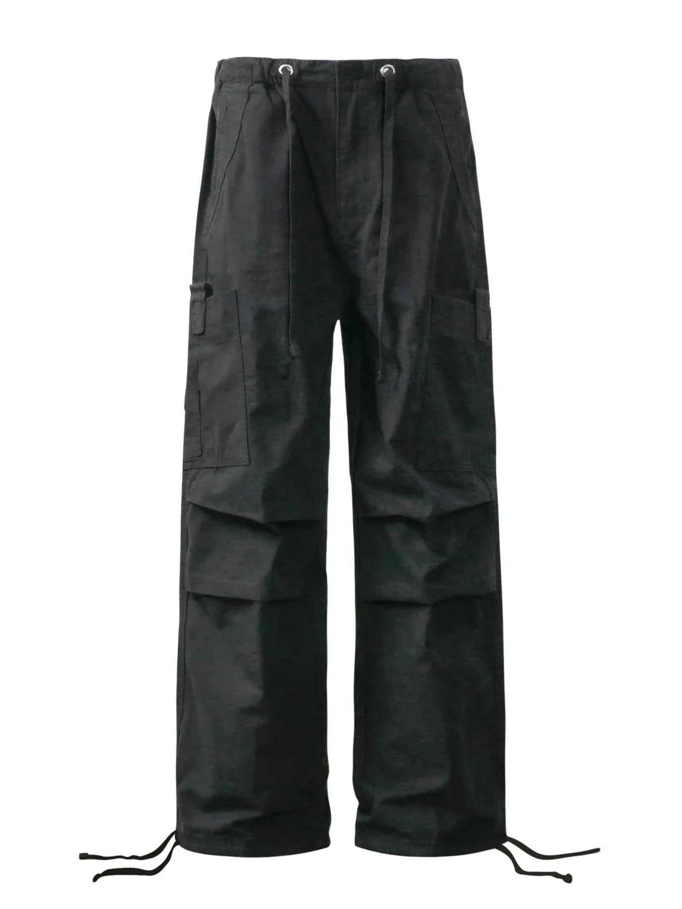 Men's Cargo Pants with Drawstring Hem