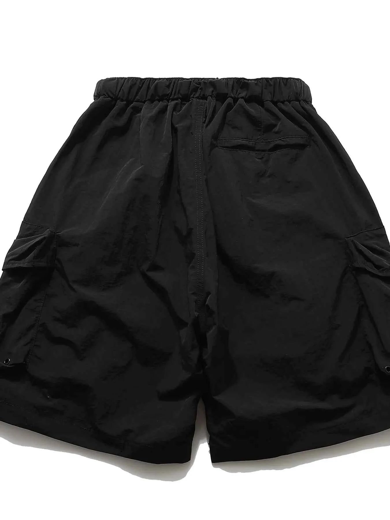 Men's Elastic Waist Cargo Shorts