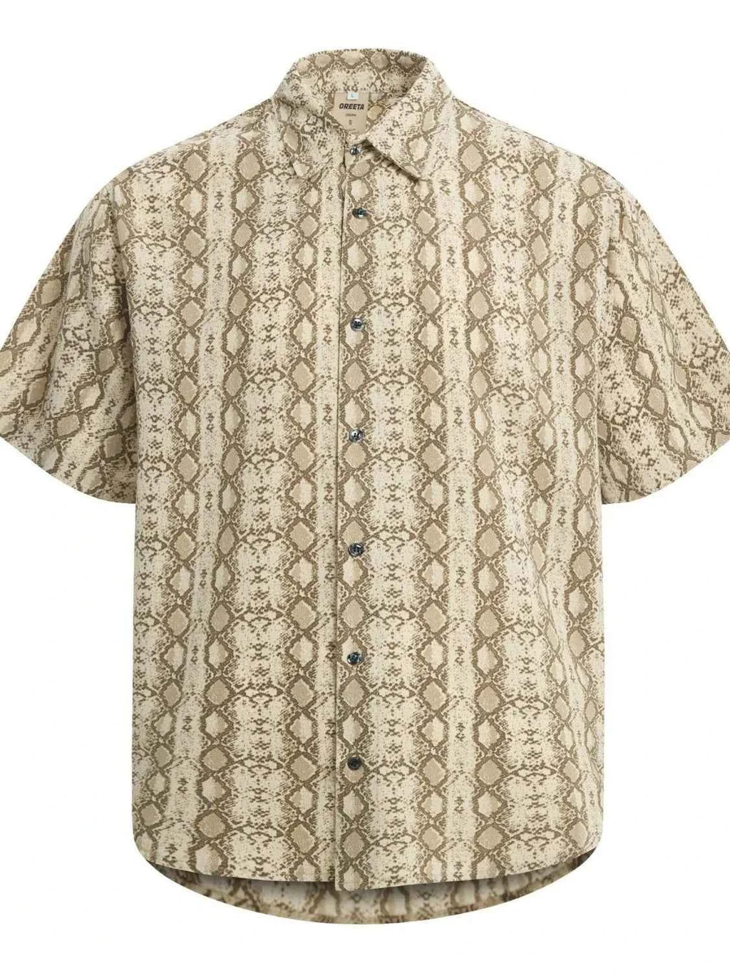 Men's Short Sleeve Button-Up Shirt