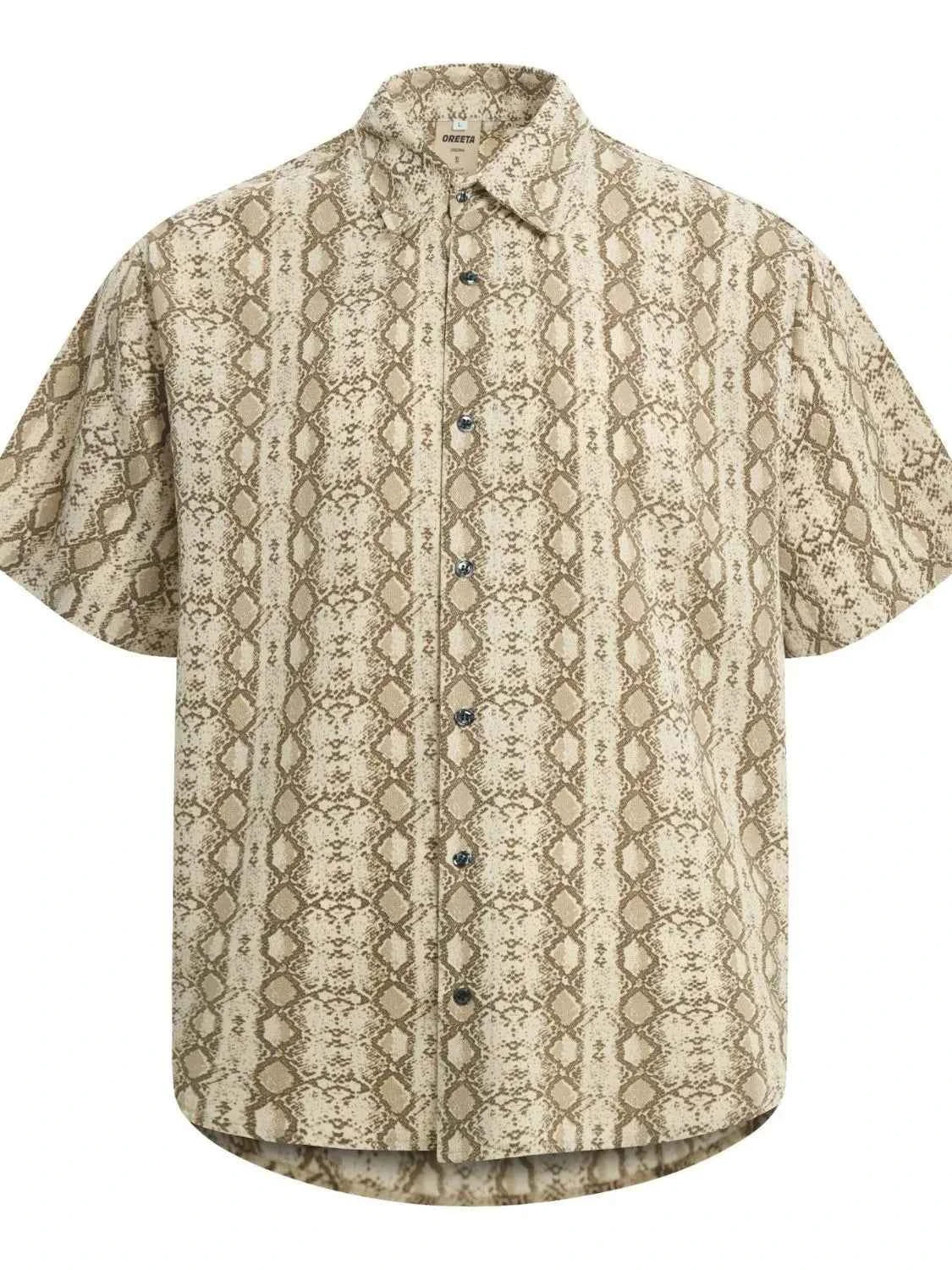 Men's Short Sleeve Button-Up Shirt