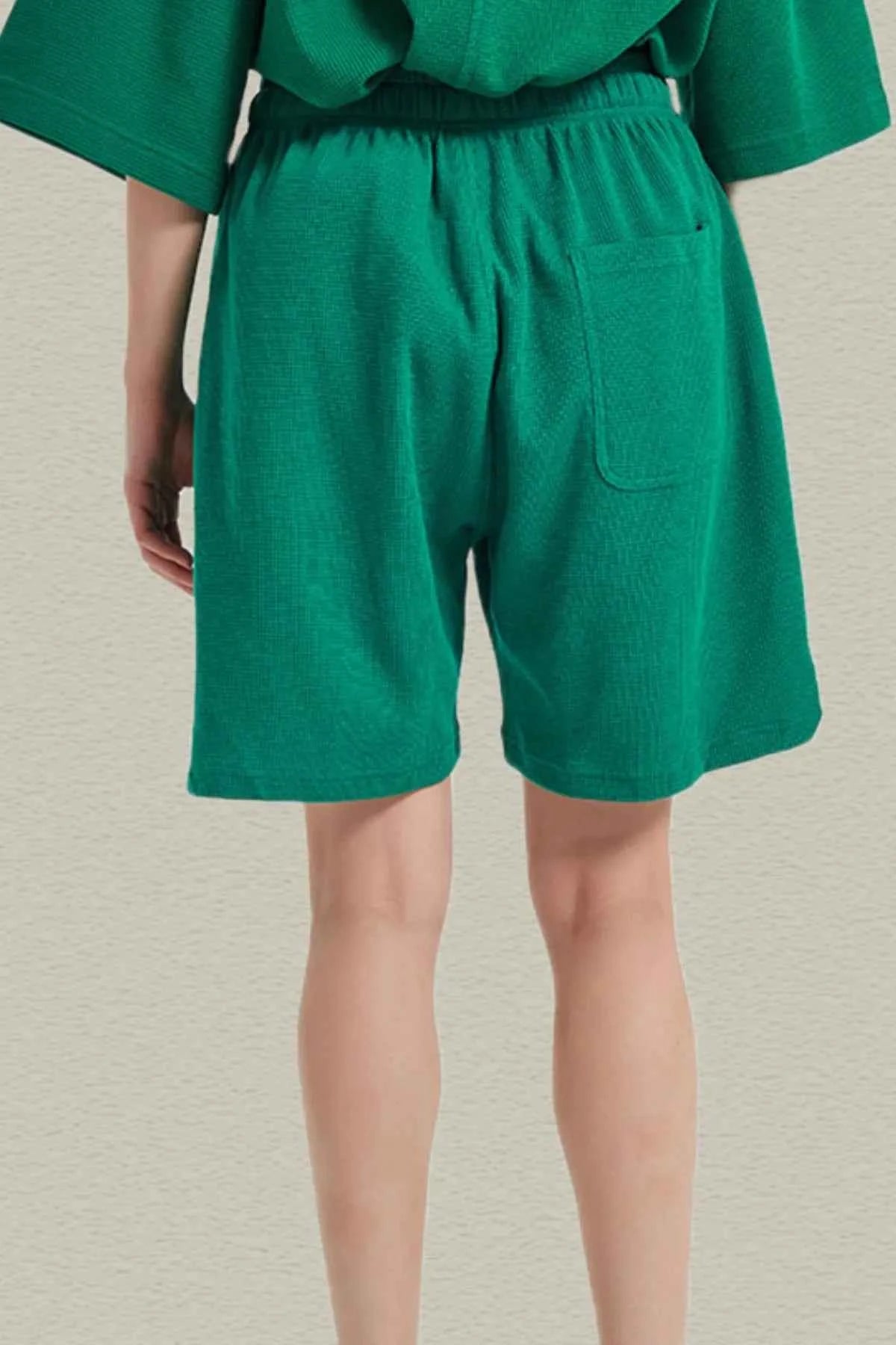 Men's Drawstring Pocketed Shorts