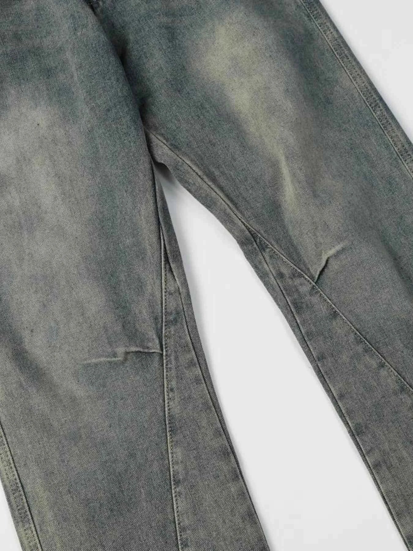 Men's High Waist Wide Leg Jeans