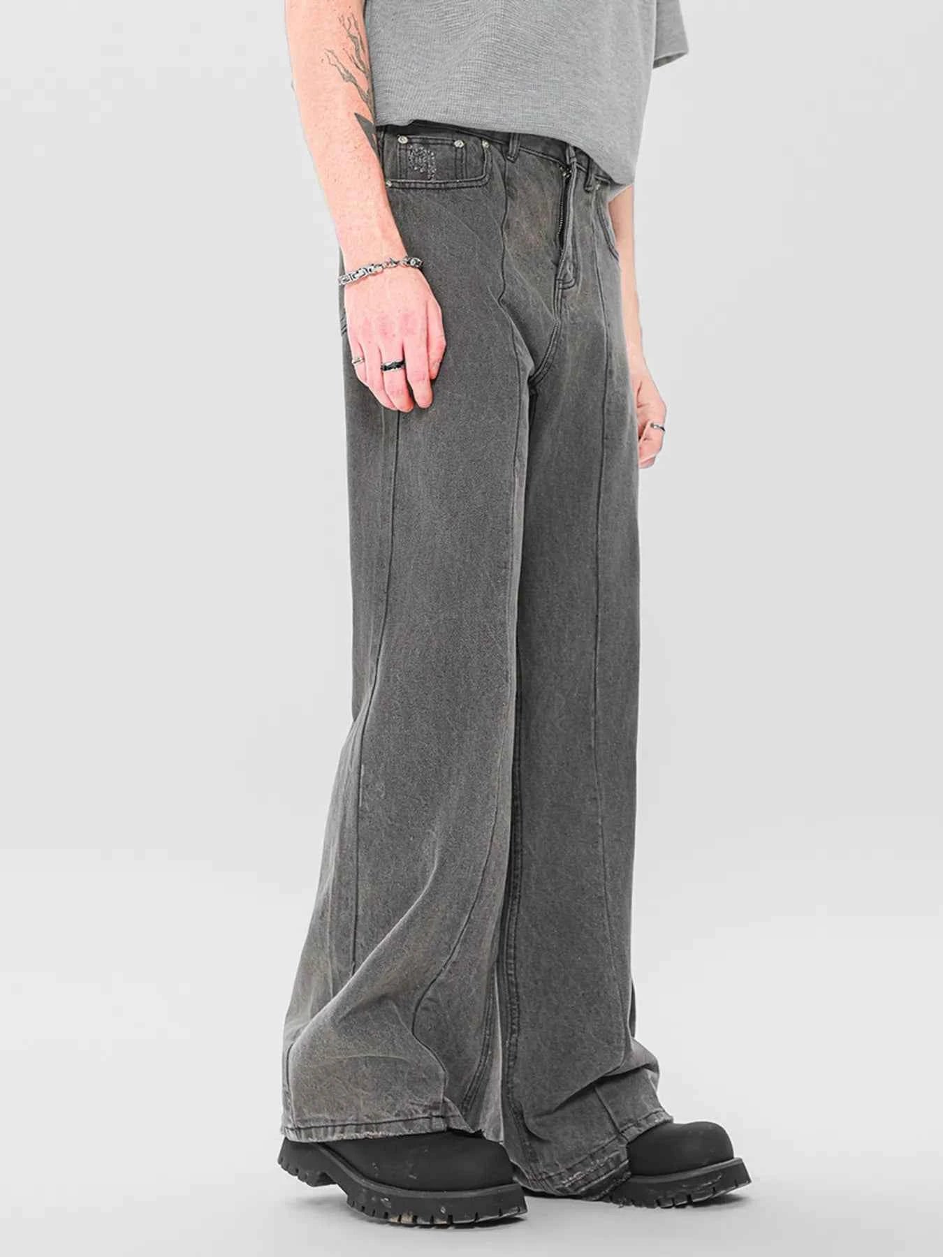 Men's High-Waisted Flare Jeans