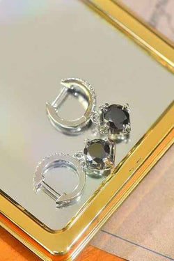 2 Carat Moissanite 925 Sterling Silver Drop Earrings - Damned Threads