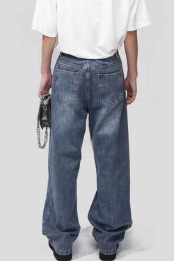 Mid Rise Waist Jeans with Pockets - Damned Threads