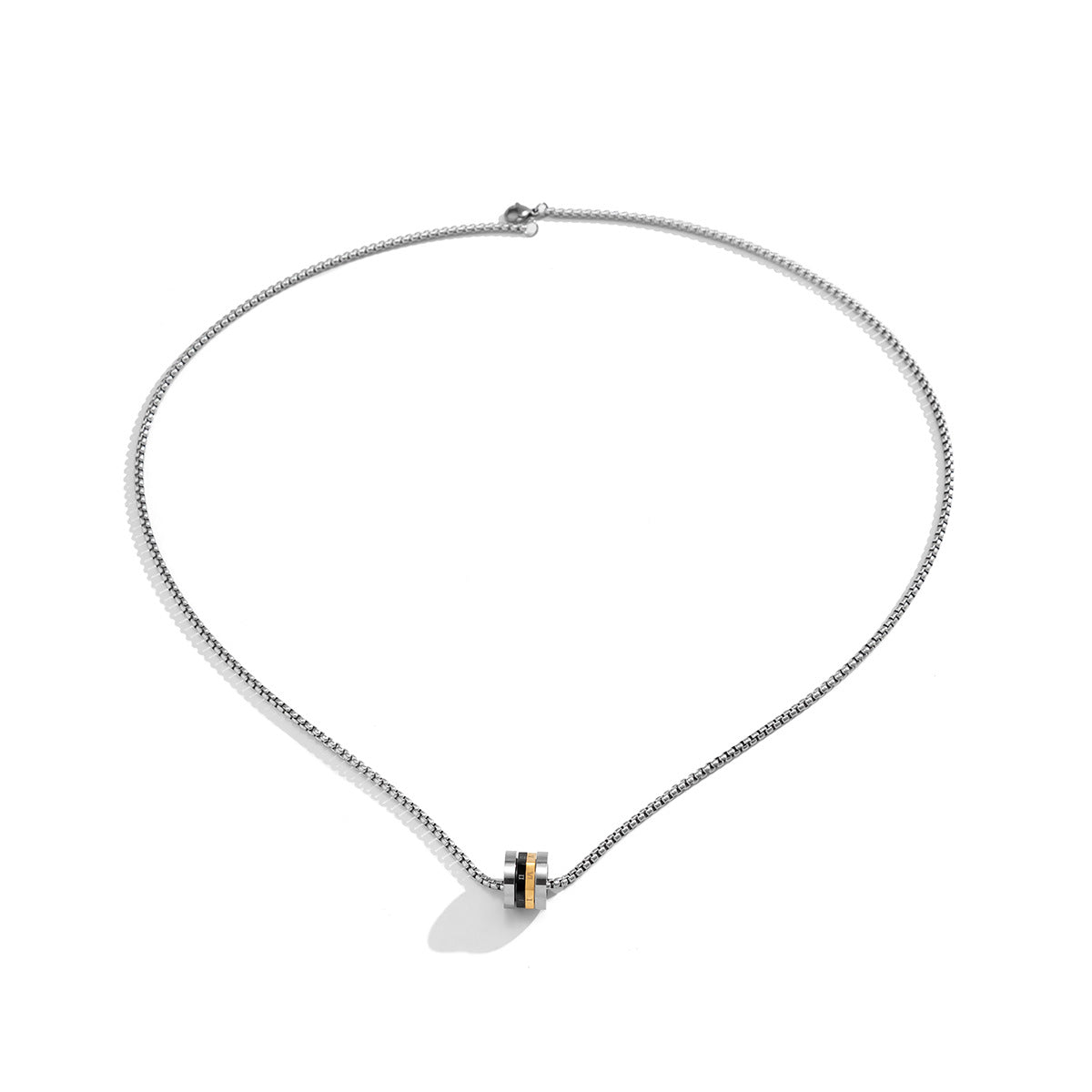 Stacked Wheels Pendant Necklace - Damned Threads