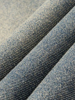 Men's Plus Size Distressed Wide Leg Jeans
