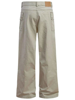 Men's Casual Cargo Wide Leg Pants with Multi-Pockets