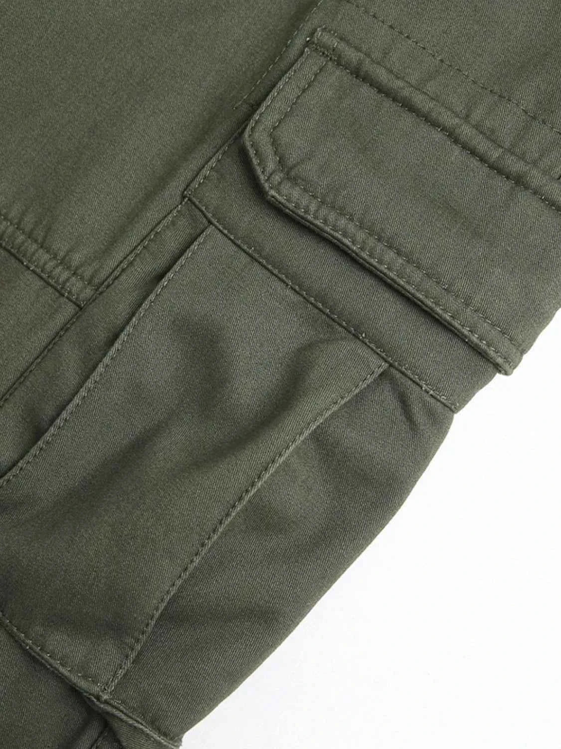 Men's Solid Color Cargo Pants