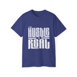The Hustle Is Real - Unisex Softstyle T-Shirt (front) - Damned Threads