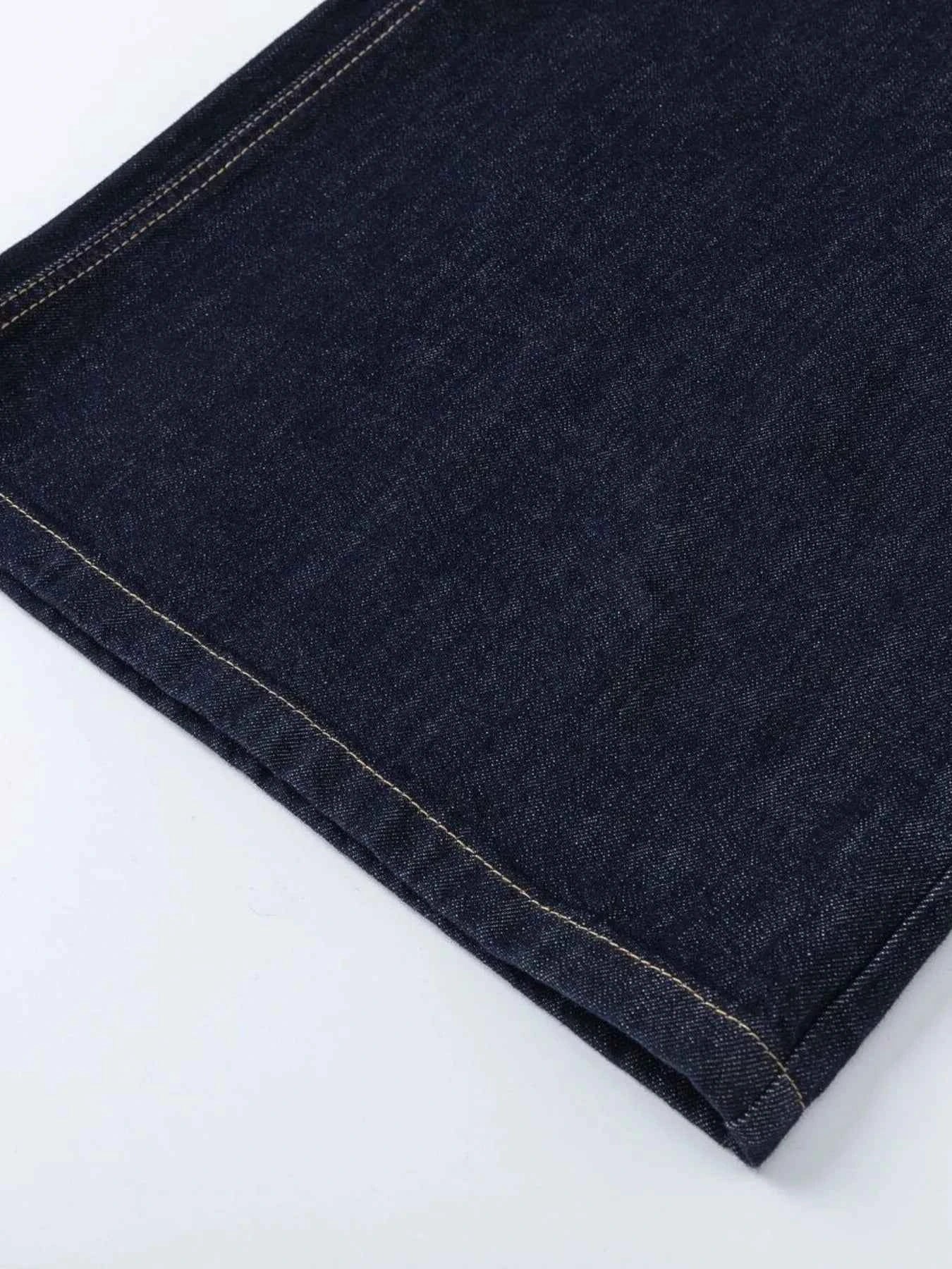 Men's Wide-Leg Denim Shorts