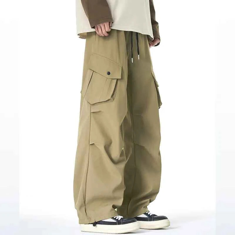 Men's Plus Size Loose Fit Cargo Combat Pants
