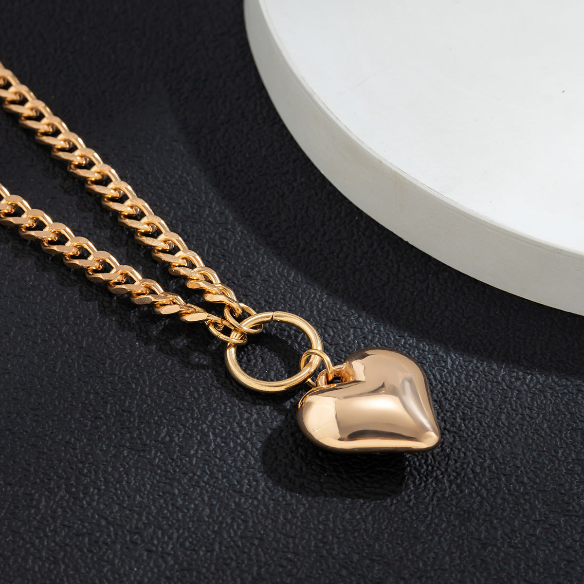 Got A Big Heart Necklace - Damned Threads