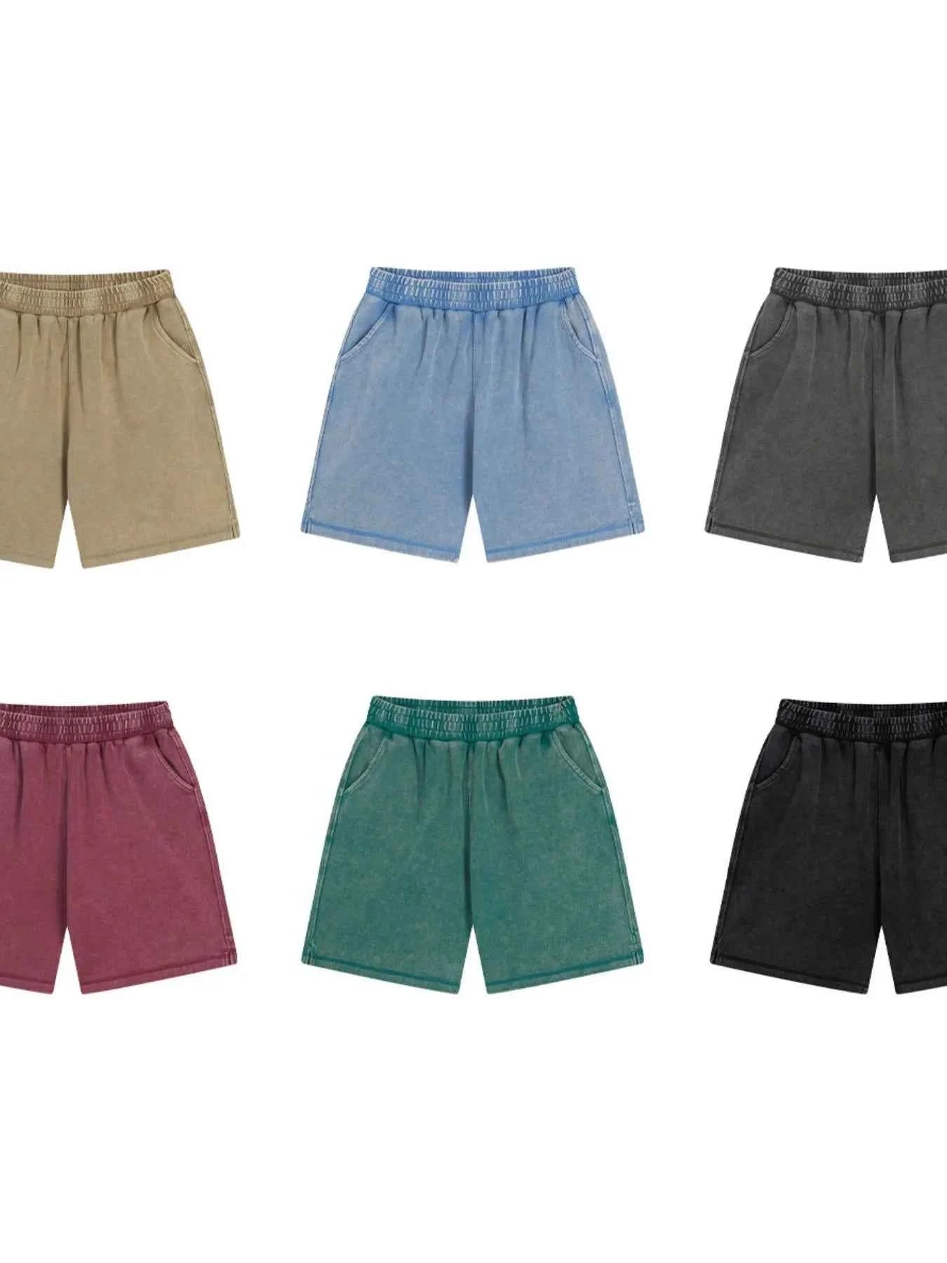 Men's Elastic Waist Shorts