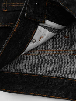 Men's Wide Leg Denim Shorts with Embroidered Pocket Detail
