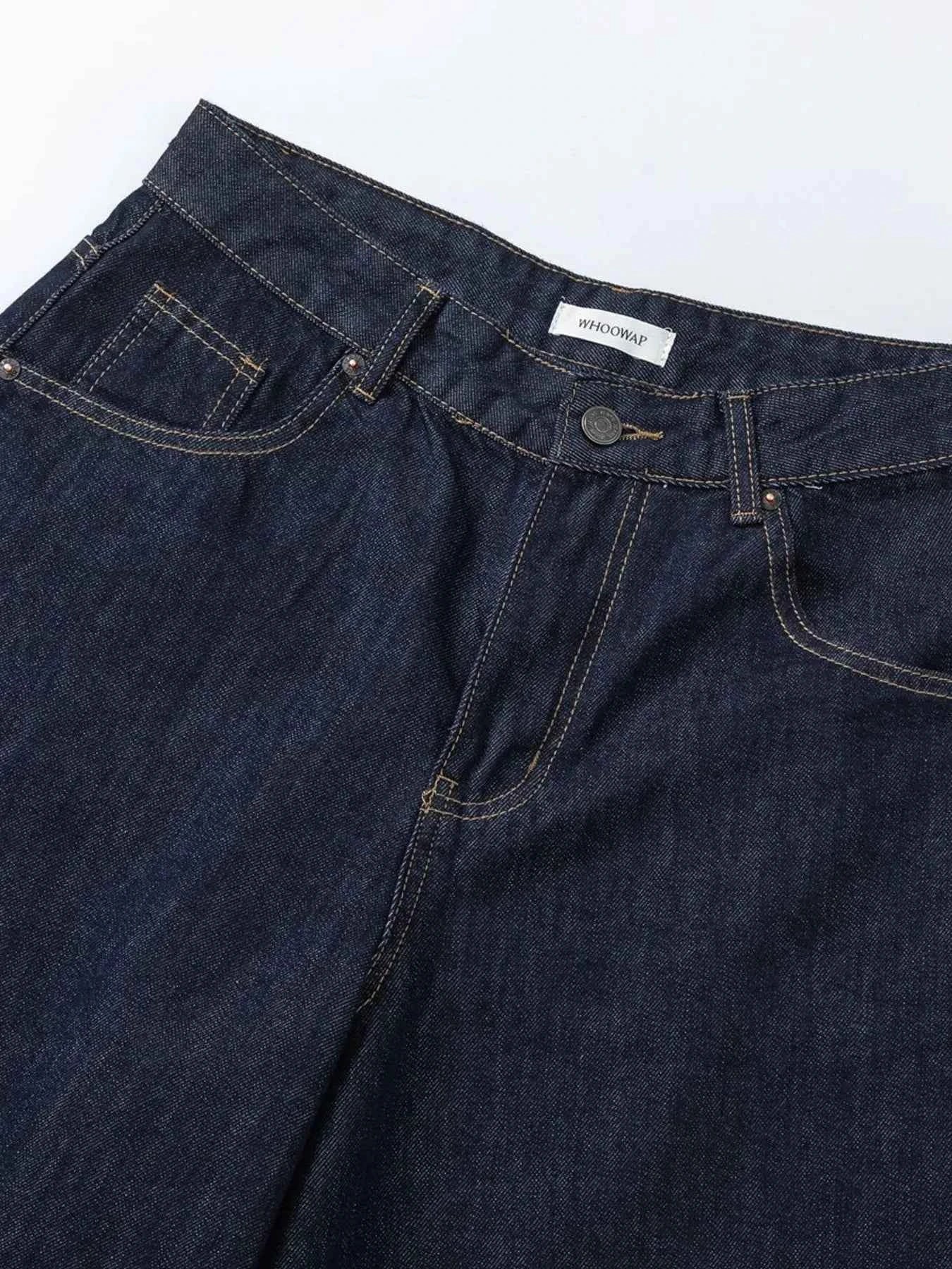 Men's Wide-Leg Denim Shorts