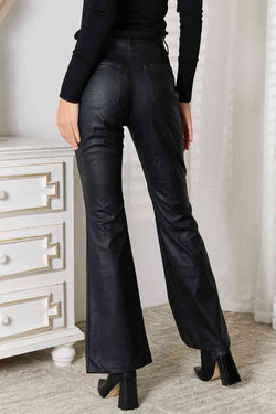 Kancan Slit Flare Leg Pants - Damned Threads