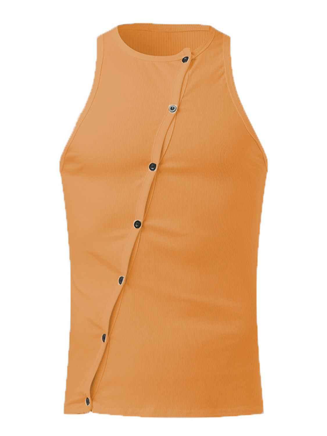 Men's Full Size Split-Button Tank - Damned Threads