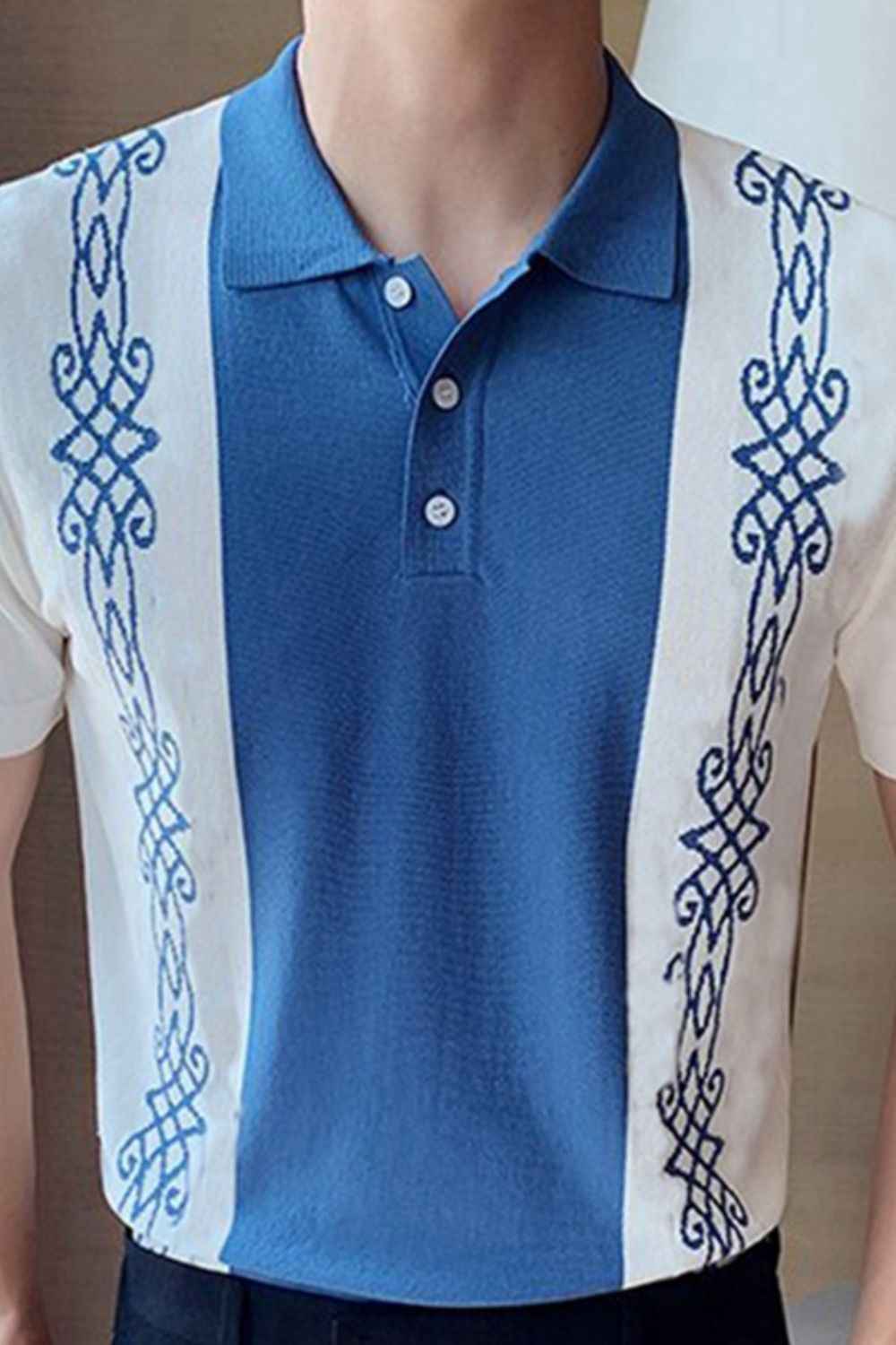 Men's Polo With Side Deco - Damned Threads