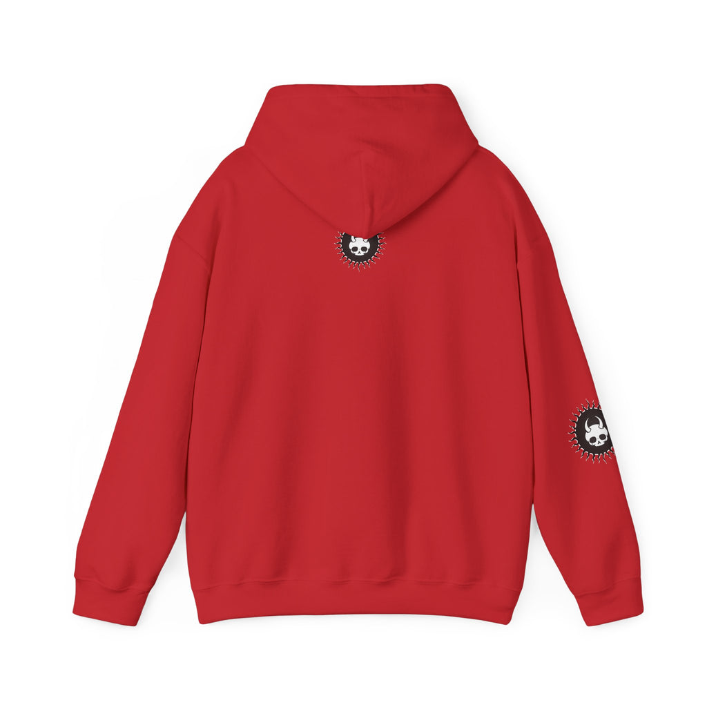 Ride-On - Unisex Heavy Blend™ Hooded Sweatshirt (Front) - Damned Threads
